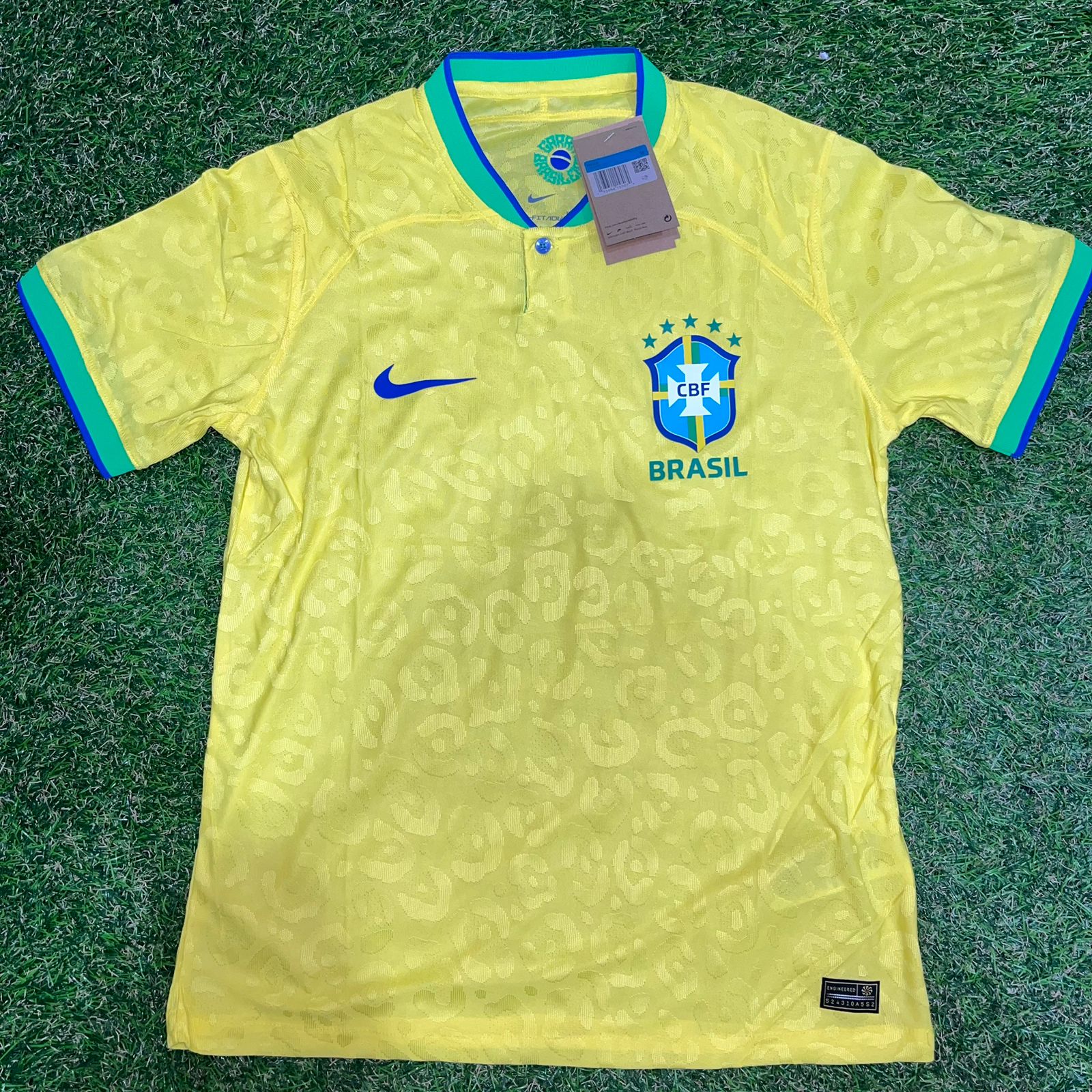 Camisa Seleção Brasileira Copa 22 Modelo Jogador
